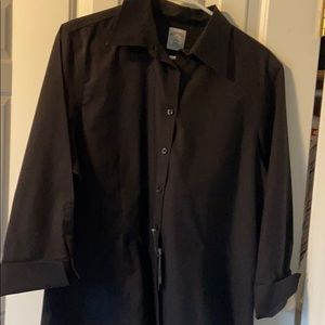 NWT ladies dress shirt 3/4 sleeve Brooks Bro SZ 14